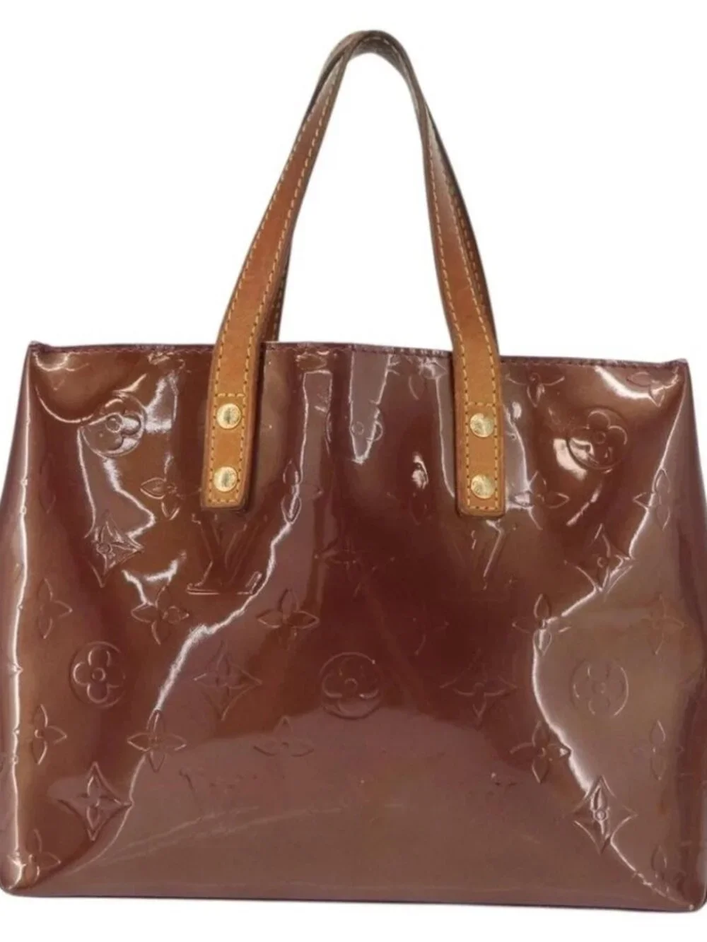 LOUIS VUITTON Monogram Vernis Reade PM Bag Purple Viole M93578 LV Auth - Picture 2 of 16